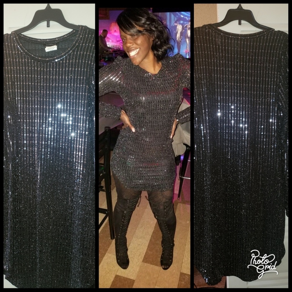 Tight mini dress